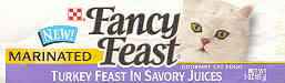 Fancy Feast Marinated Turkey Feast Label