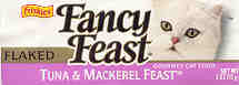 Fancy Feast Tuna & Mackerel Label