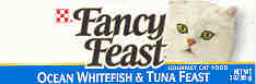 Fancy Feast Ocean Whitefish & Tuna Label